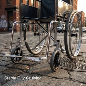 Silla de Ruedas Manual Compacta Keling Medical con Ruedas de Liberación Rápida que Garantizan un Almacenamiento Increíblemente Fácil - Product Image 6