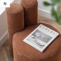 Tabouret de coiffeuse rotatif multifonctionnel de style Instagram, minimaliste moderne, avec dossier, luxe léger, pour chambre à coucher, mignon et élégant