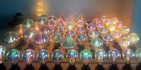 Lampes décoratives en verre LED 3D Feux d'artifice E27 Lampe 3D Bar Restaurant Chambre à coucher Scène Design Lampes de nuit Fabricant en gros