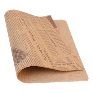 Papel de Embalaje para Comida para Llevar, Papel Desechable para Hornear, Papel Resistente al Aceite de Grado Alimenticio, Papel Marrón Resistente al Aceite para Impresión - Product Image 3