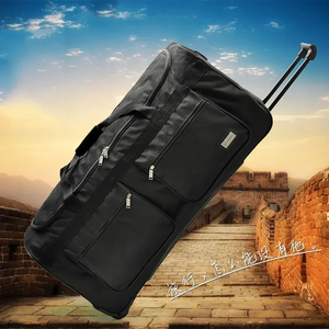 Roller Large Capacity Oxford Cloth <b>Trolly</b> Bag Spinner Suitcase Luggage Zipper Closure Waterproof Portable Travel Bag Trolley Bag - Product Image 6