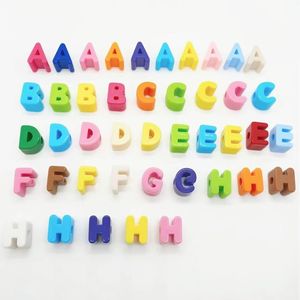 Chunky acrilico lettera perline in plastica per vari distanziatore di colore misto numero fai da te perline per creare collana e bracciale - Product Image 2