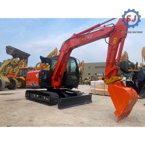Used Hitachi ZX60 Mini Excavator Well Maintained Original Condition <b>Small</b> Digger for Farm Construction Fast Shipping From China - Product Image 1