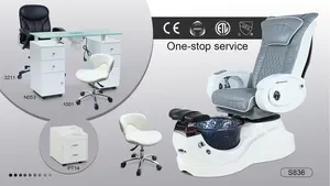 Lüks Pipeless jakuzi tırnak salonu yok sıhhi tesisat ayak spa masaj pedikür sandalyesi satılık