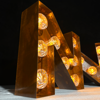 Letras Decorativas Personalizadas de Acero Inoxidable con LED, Letrero Personalizado para Negocios, Escaparates y Decoración de Eventos, Multicolor