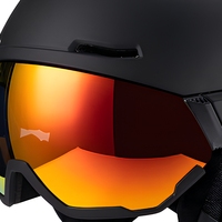 Casque de ski intégré avec masque, nouveau modèle HT-80, en matière résistante au froid, pour adultes, taille universelle SML