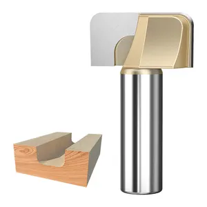 Huhao 1/4 inch Shank <span class=keywords><strong>Router</strong></span> bit Bát khay mẫu <span class=keywords><strong>Router</strong></span> bit thiết lập với bóng mang món ăn khắc <span class=keywords><strong>Router</strong></span> bit gỗ 4081 - Product Image 1