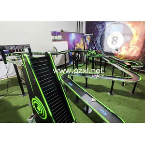 <span class=keywords><strong>Table</strong></span> de billard à billes personnalisée de 4,5 m x 3,6 m avec éclairage néon coloré et fonction d'ascenseur - Product Image 3