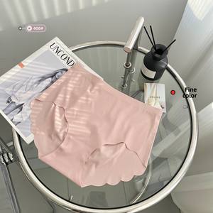 Sous-vêtements pour femmes en soie glacée sans couture, style fin pour l'été, avec entrejambe respirant, culottes sexy et jeunes - style fille - Product Image 6