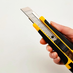 Cuchillas a presión de 18mm para oficina, cuchillo de utilidad de bolsillo retráctil, barato, fabricación profesional, alta calidad, precio bajo de fábrica