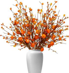 Rama de Fruta Artificial con 2 Ramas para Decoración de Bodas, Hogar y Fiestas, Venta al Por Mayor de Fábrica - Product Image 1