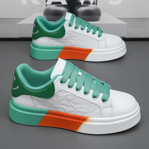 Zapatos informales para hombre, transpirables, versátiles, de suela gruesa, de corte bajo, antideslizantes, con aumento de altura, zapatos deportivos ligeros a la moda - Product Image 2