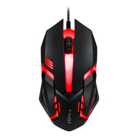 Kit Clavier et Souris Ordinateur Gaming T-WOLF TF230 en Gros, Rétroéclairé USB Filaire, Disposition Arabe