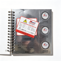 Autocollants en film imperméable autocollants personnalisés avec logo de marque pour l'emballage des produits industriels