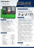 Banco de Pruebas Multifuncional DXM DXM815 para Inyectores Common Rail con Función de Prueba para CR Injector / EUI EUP / HEUI