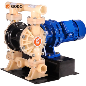 GODO QBY3-40P 1,5 "de acero inoxidable doble neumática de diafragma doble de la bomba de succión de la bomba de agua - Product Image 2