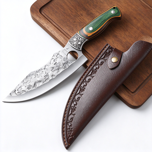 High End Hand Forged Cutlery Factory Bulk Supply Color Wood Grip <b>Sharp</b> <b>Kitchen</b> <b>Knife</b> Wholesale - Product Image 5