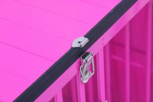 خفيفة الوزن 4 عجلات عربة الحيوانات الأليفة مريحة قابلة للطي عربة الكلب وعربة القط الناقل السفر صديقة - Product Image 5