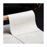 Autocollant texturé avec logo personnalisé, étiquette en relief, cercle mat, beige, blanc pur, autocollants de marque avec logo