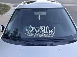 कस्टम लोगो कार सन स्ट्रिप के बैनर प्रदर्शन विनाइल स्टिकर विंडशील्ड बैनर स्टिकर विंडशील्ड बैनर स्टिकर डीकल - Product Image 4