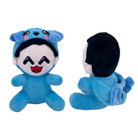 Nouvelle Peluche Omz Transfrontalière à Capuche, Mignonne Poupée de Dessin Animé pour Garçons et Filles, Rembourrée en Coton PP, 20cm, Cadeau