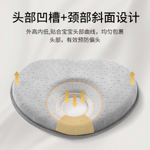 Maidishi WJ-2042 Modern katun memori lembut sandaran kepala bayi tempat tidur bantal busa memori untuk pengembangan kepala promosi panjang rambut - Product Image 6