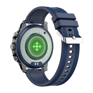 <span class=keywords><strong>Montre</strong></span> connectée sportive avec moniteur de fréquence cardiaque, tensiomètre, appels Bluetooth Android, bracelet extérieur, NFC, étanche, cadran personnalisable pour hommes, Reloj - Product Image 5