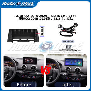 Para <span class=keywords><strong>Audi</strong></span> <span class=keywords><strong>Q2</strong></span> GA LHD 2018 2019 2020 <span class=keywords><strong>2021</strong></span> 2022 2023 2024, Estilo OEM, Negro Brillante, Kit de Marco de Tablero de Instrumentos de 12.3 Pulgadas de Ajuste Directo - Product Image 5