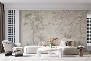 <span class=keywords><strong>วอลเปเปอร์</strong></span>ภาพจิตรกรรมฝาผนังลายป่าที่มีเสน่ห์ <span class=keywords><strong>ฉาก</strong></span>ธรรมชาติที่สมจริงสำหรับตกแต่งห้องนั่งเล่นและห้องนอน - Product Image 4