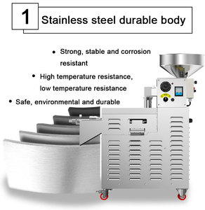Shanyou S03 2150w Máquina Comercial Mini Extractora de Aceite de Cacahuete y Sésamo de 15 Kg, Altamente Recomendada - Product Image 2