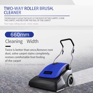 GAOGE LP-360 Commercial Upright Dual Brush Vacuum Cleaner Wide Area Carpet Deep Cleaning Machine 220V Electric New Plastic - Product Image 6