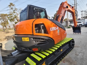 Used Japan Kubota Kx080-4 Hydraulic Thumb Digger Durable Performance 8Ton Crawler Kubota Digger Excavadora for Construction - Product Image 1