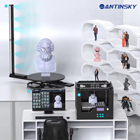 Scanner 3D de portraits USB/WiFi, équipement de prototypage léger (50 kg), machine d'impression automatique multicolore pour