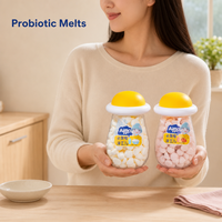 Biscuits protéinés probiotiques pour bébés avec haricots 16g, saveur fruitée semi-molle, collation sucrée pour enfants