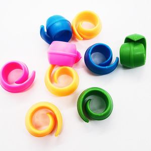 Anillos de silicona para bobinas, clips de sujeción de bobinas de colores para hilo de bordado, accesorios de costura duraderos - Product Image 3