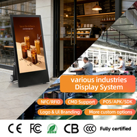 Pantalla LCD para Exteriores de 32/43/55 Pulgadas, 1800cd/m2, IP65 Impermeable, con CMS Integrado para Carteles Digitales en Tiendas Minoristas