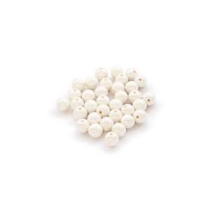 Perline Acriliche Bianche Ilan da 10mm, 19g per Creazione di Gioielli - Product Image 2