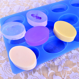 B0256 Multi-vormige ovale zeepvormen van siliconen - Product Image 5