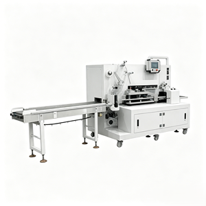 ABBA-300F Automatic <b>Pillow</b> Four Side ABBASeal Machine for Food Cigarettes Tobacco Easy Operation Plastic Bags Wrapping/Filling - Product Image 4
