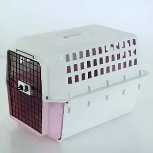 पालतू वायु मामले पर्यावरण के अनुकूल प्लास्टिक ठोस क्षैतिज स्लाइडिंग पोर्टेबल कुत्ते पिंजरे 10 किलोग्राम कार-माउंटेड यूनिवर्सल सूटकेस - Product Image 2