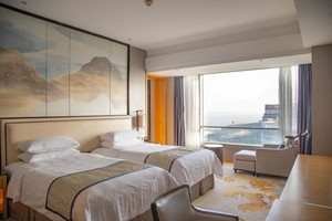 Shiyi <span class=keywords><strong>Shangri</strong></span>-<span class=keywords><strong>La</strong></span> โรงแรมและรีสอร์ท5ดาวชุดเฟอร์นิเจอร์ห้องนอนโรงแรมปรับแต่งได้สำหรับอพาร์ทเมนต์โครงการ ODM - Product Image 6