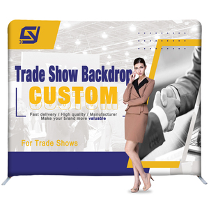 Premium Fabric Aluminium Pole <strong>Frame</strong> Easy Assembly White <strong>Pop</strong> <strong>up</strong> Advertising Exhibition Stand <strong>Display</strong> Trade Show Banner - Product Image 6