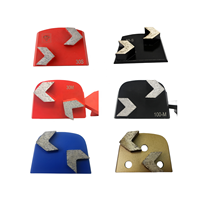 Outils diamantés personnalisés pour Lavina et ASL Metal Bond Outils de meulage de sols en béton Plaque de bloc de meulage diamantée trapézoïdale