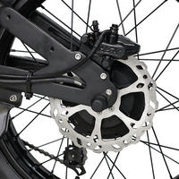 Vélo de montagne électrique avec pneus de 20 pouces, batterie amovible 48v 15ah, vélo tout-terrain électrique pour adultes