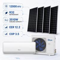 AC Hemat Energi 12000BTU Tenaga Surya Full DC Inverter DGWG2-ACDC-12K AC Hybrid AC/DC Split untuk Rumah Tangga