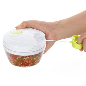 Accessoire de cuisine en gros : Hachoir manuel en plastique de 400 ml pour ail et légumes, idéal pour la maison - Product Image 3