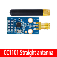Module émetteur-récepteur sans fil SPI CC1101 433 MHz avec antenne SMA - Longue portée, faible consommation pour Arduino, ESP32, IoT, télécommande