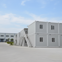 Bureau Modulaire Préfabriqué en Conteneur, Écologique, Installation Rapide, Durable, pour Projets Temporaires d'Entreprise, Hôpitaux, Salles de Sport