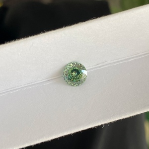 Diamante verde fantasia Lab sviluppato 2ct 3ct 4ct 5ct cuore portogallo colore ovale taglio diamanti da laboratorio - Product Image 1