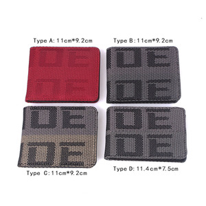 Leather <b>Wallet</b> Men Women Fashion Short Zipper Card Holder Geometric Pattern Durable All Seasons <b>Small</b> 7 Inch - Product Image 4